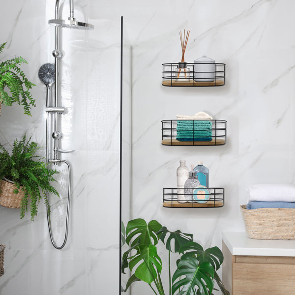 Hanging baskets store for bathroom